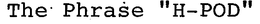 THE PHRASE "H-POD" trademark