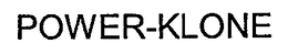 POWER-KLONE trademark