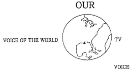 OURTV VOICE OF THE WORLD VOICE trademark