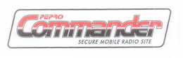 PEPRO COMMANDER SECURE MOBILE RADIO SITE trademark