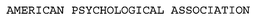 AMERICAN PSYCHOLOGICAL ASSOCIATION trademark