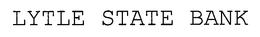 LYTLE STATE BANK trademark