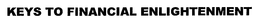 KEYS TO FINANCIAL ENLIGHTENMENT trademark