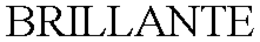 BRILLANTE trademark