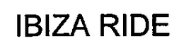 IBIZA RIDE trademark