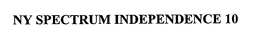 NY SPECTRUM INDEPENDENCE 10 trademark