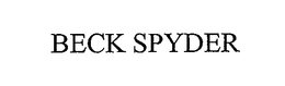 BECK SPYDER trademark