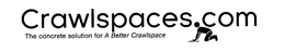 CRAWLSPACES.COM THE CONCRETE SOLUTION FOR A BETTER CRAWLSPACE trademark