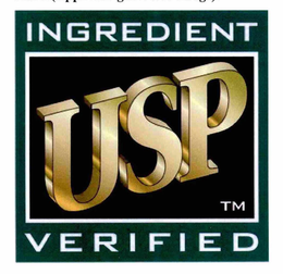 INGREDIENT USP VERIFIED trademark