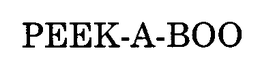 PEEK-A-BOO trademark