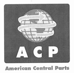 ACP AMERICAN CENTRAL PARTS trademark