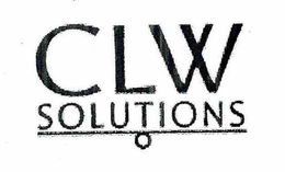 CLW SOLUTIONS trademark