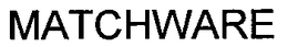 MATCHWARE trademark