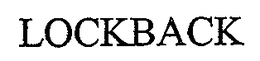 LOCK BACK trademark