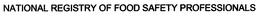 NATIONAL REGISTRY OF FOOD SAFETY PROFESSIONALS trademark