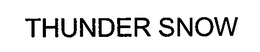 THUNDER SNOW trademark