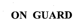 ON GUARD trademark