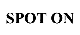SPOT ON trademark