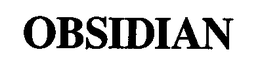 OBSIDIAN trademark