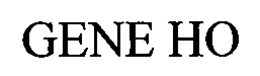 GENE HO trademark