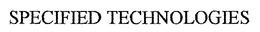 SPECIFIED TECHNOLOGIES trademark