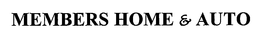 MEMBERS HOME & AUTO trademark