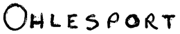 OHLESPORT trademark