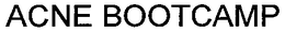 ACNE BOOTCAMP trademark