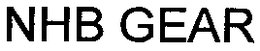 NHB GEAR trademark
