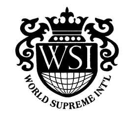 WSI WORLD SUPREME INT'L trademark
