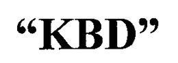 "KBD" trademark