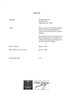PRECISION ENTRY trademark