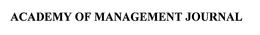 ACADEMY OF MANAGEMENT JOURNAL trademark