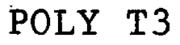 POLY T3 trademark