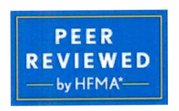 PEER REVIEWED BY HFMA trademark