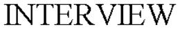 INTERVIEW trademark