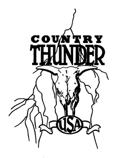 COUNTRY THUNDER USA trademark