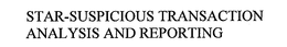 STAR-SUSPICIOUS TRANSACTION ANALYSIS AND REPORTING trademark