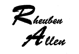 RHEUBEN ALLEN trademark