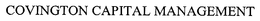 COVINGTON CAPITAL MANAGEMENT trademark