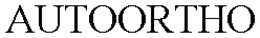 AUTOORTHO trademark