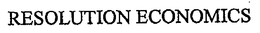 RESOLUTION ECONOMICS trademark