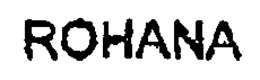 ROHANA trademark