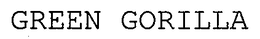GREEN GORILLA trademark