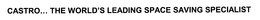 CASTRO... THE WORLD'S LEADING SPACE SAVING SPECIALIST trademark