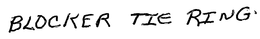 BLOCKER TIE RING trademark