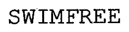 SWIMFREE trademark