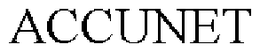 ACCUNET trademark