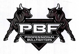 PBF PROFESSIONAL BULLFIGHTERS trademark