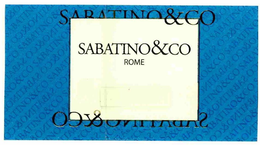 SABATINO&CO ROME SABATINO&CO OC&ONITABAS trademark